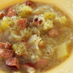 Polish Sausage and Cabbage Soup/Crock Pot