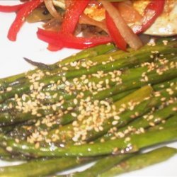 Mean Chef's Asparagus With Orange-Sesame Butter