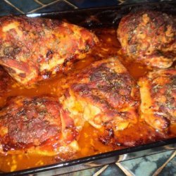 Spanish Oven Baked Roast Chicken