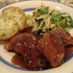 Braised and Barbecued Chicken Thighs