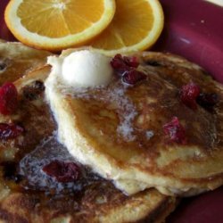 Cranberry Ricotta Pancakes