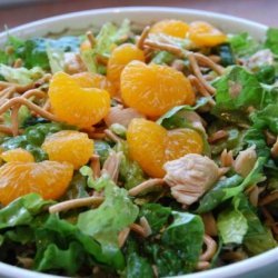 Delicious Asian Chicken Salad With Chow Mein Noodles