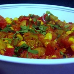 Curried Okra With Tomato