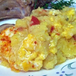 Mamaliga  Cu Branza (Cornmeal Mush With Cheese)