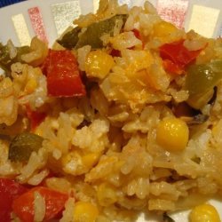 Baked Corn and Rice Casserole