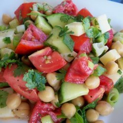 Tomato Chickpea Salad