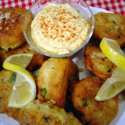 West Indies Fish Cakes With Curry Aioli