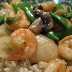 Shrimp With Snow Peas and Water Chestnuts