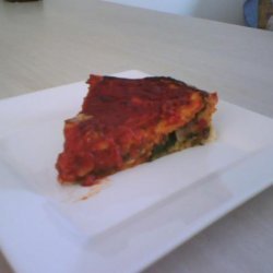 Chicago-Style Stuffed Spinach Pizza