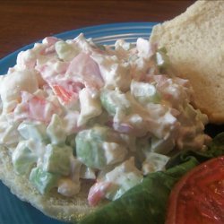 Fake Crab Salad Sandwiches