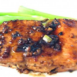 Grilled Salmon With Hot Red Sauce