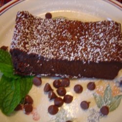 Sinfully Rich Almost Flourless Chocolate Cake