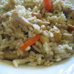 Yakni Pilau (Chicken Rice)