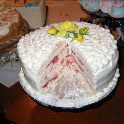 Diabetic Spring Fling Layered White Cake