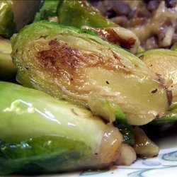 Sweet Maple Roasted Brussels Sprouts