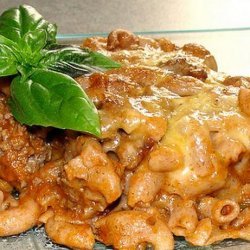 Beef & Elbow Macaroni Casserole With Sour Cream