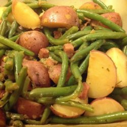 New Potatoes with Green Beans, Country-Style