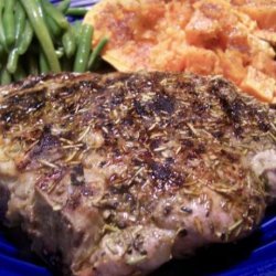 Simple Rosemary Rubbed Pork Chops