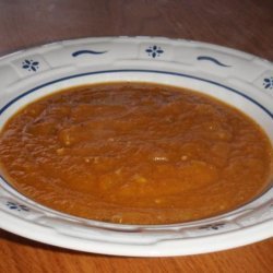 Pumpkin/Squash Soup With Garlic and Thyme