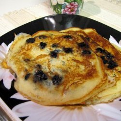 Blueberry Sour Cream Pancakes