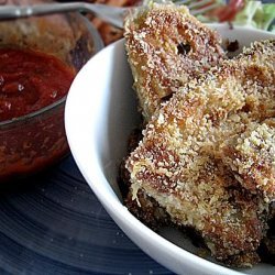 Baked Cheese Crusted Eggplant