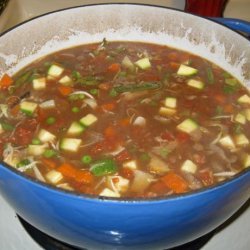 Barb's Hearty Beef and Vegetable Soup