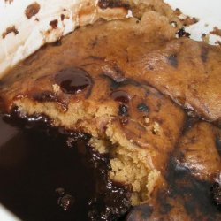 Peanut Butter and Fudge Pudding Cake
