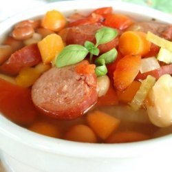 Ww Kielbasa-Bean Slow Cooker Soup