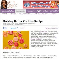 Holiday Butter Cookies