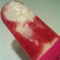 Strawberry Shortcake Ice Pops