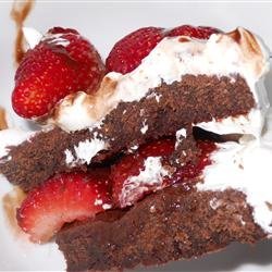 Strawberry Brownie Delight