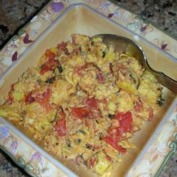 Omelette With Fresh Tomatoes