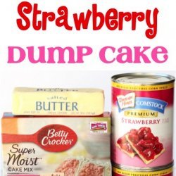 Strawberry Dump Cake