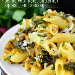 Penne With Sausage and Kale