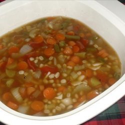 Vegetarian Barley-Vegetable Soup