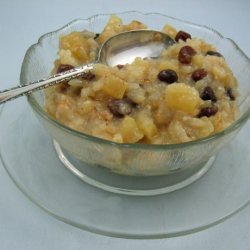 Apple Rice Pudding for a Rice Cooker