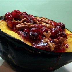 Cranberry Stuffed Acorn Squash
