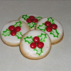 New Zealand Holly Cookies
