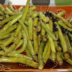 Green Beans With Balsamic-Shallot Butter