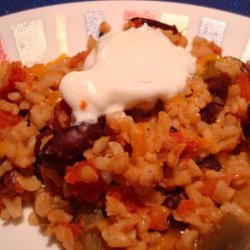 Easy Cheesy Red Beans and Rice