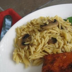 Orzo with Mushrooms