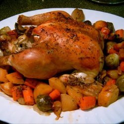 Roasted Chicken and Root Veggies