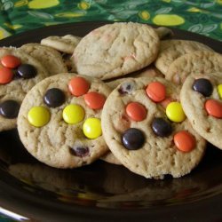 Peanut Butter Reese's Pieces Cookies