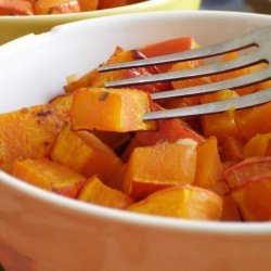 Roasted Butternut Squash With Lime and Rosemary