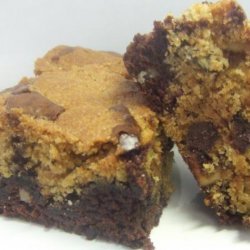 Quick and Easy Chocolate Chip Cookie Dough Brownies