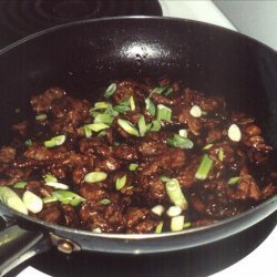 Stir Fried Beef With Ginger