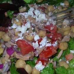 Tuna Garbanzo Bean Salad