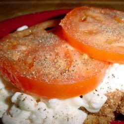 Cottage Cheese and Tomato on Toast
