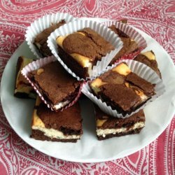 Ricotta-Filled Brownie Squares