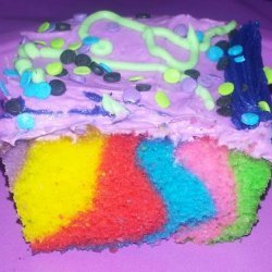 Vibrant Rainbow Cake
